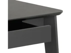 AC Design Tisch Roxby, Eiche, Schwarz