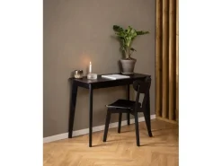 AC Design Tisch Roxby, Eiche, Schwarz