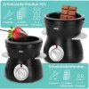 ADE Schokoladenfondue-Set KG2352 10 Teile, Schwarz