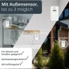 ADE Wetterstation mit Funk-Aussensensor Holz-weiss