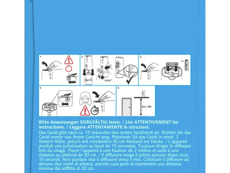 Air Wick Freshmatic Starter-Set Baumwolle und weisser Flieder