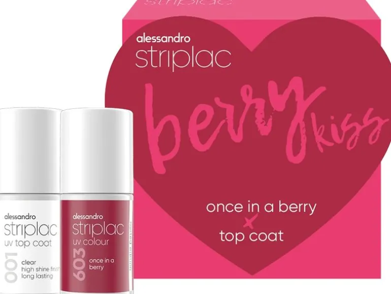 alessandro Geschenkset Striplac UV Set Berry Kiss