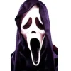 Amscan Maske Halloween Screammaske mit Tuch, Gummi