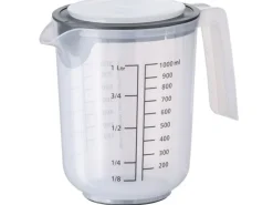 APS Rührbecher mit Deckel MIXUP 1 l, Transparent