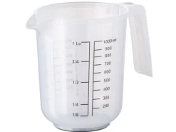 APS Rührbecher mit Deckel MIXUP 1 l, Transparent