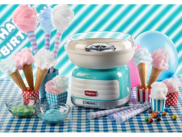 Ariete Zuckerwattemaschine Party Time ARI-2973-BL Blau/Weiss