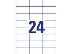 Avery Zweckform Universal-Etiketten 6122 70 x 36 mm, 10 Blatt