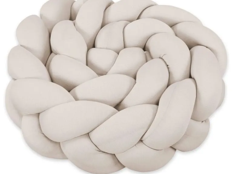 babybay Nestschlange geflochten Crème 200 cm