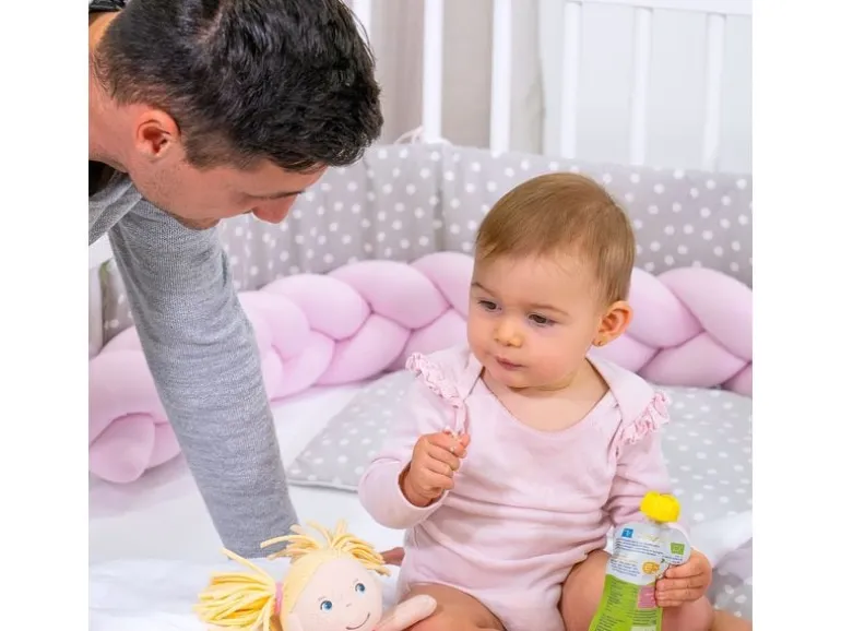 babybay Nestschlange geflochten Crème 200 cm