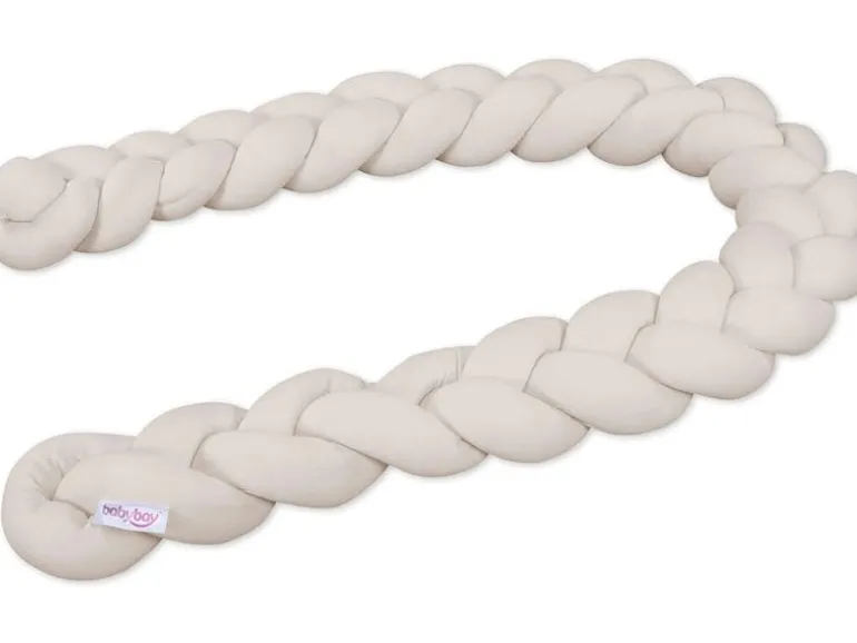 babybay Nestschlange geflochten Crème 200 cm