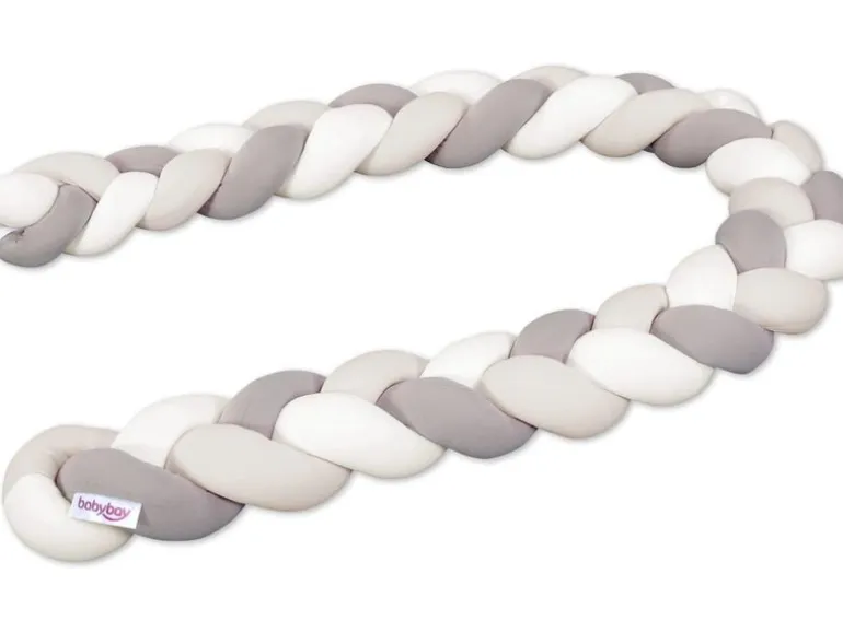 babybay Nestschlange geflochten Ivory/Beige/Crème 200 cm
