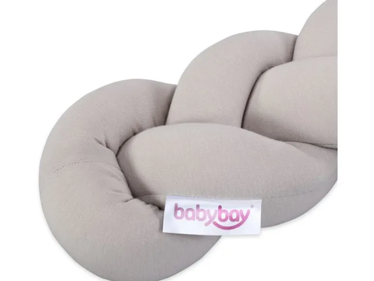 babybay Nestschlange geflochten Beige 200 cm