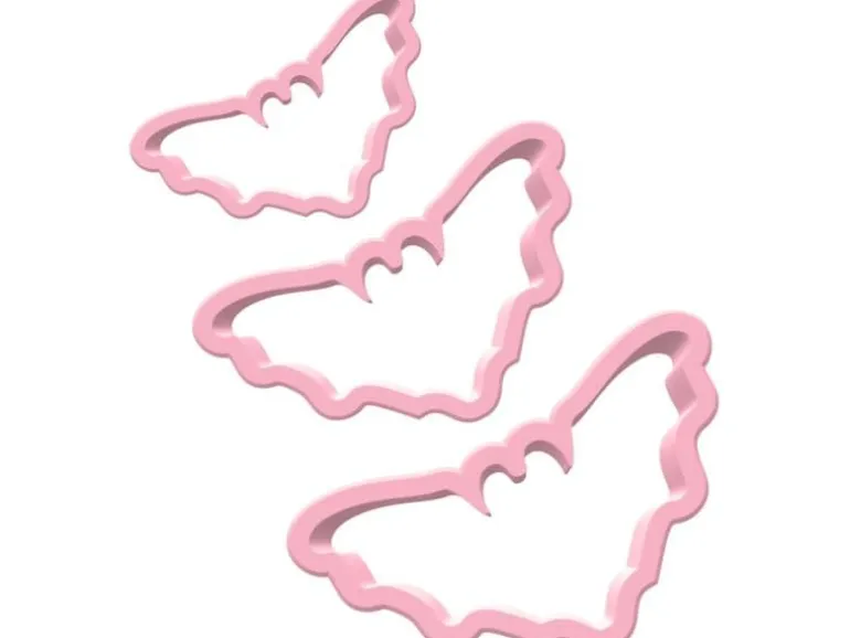 BackshopSchweiz Ausstechformen Set – fledermaus 1 Stück, Rosa