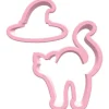BackshopSchweiz Ausstechformen Set – Katze und Hut 1 Stück, Rosa