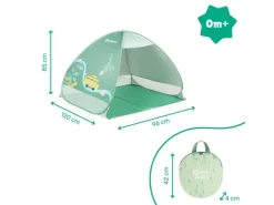 Badabulle Spielzelt Strandmuschel Safari UV-Schutz 50 plus