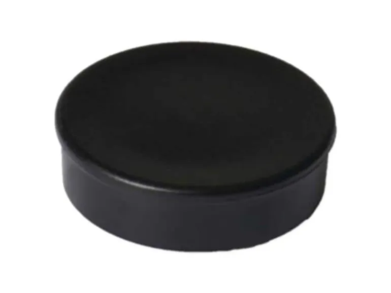 Berec Haftmagnet Ø 30 mm, 10 Stück, Schwarz