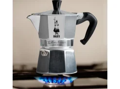 Bialetti Espressokocher Moka Express 6 Tassen, Silber