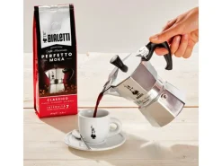 Bialetti Espressokocher Moka Express 1 Tassen, Silber