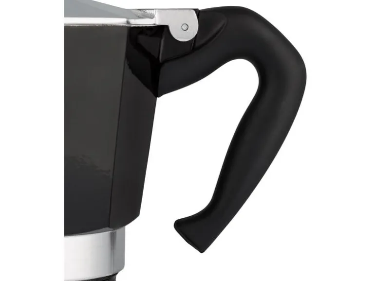 Bialetti Espressokocher Moka Express 6 Tassen, Schwarz