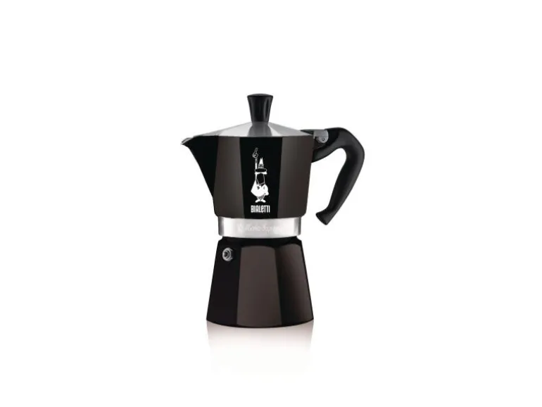 Bialetti Espressokocher Moka Express 6 Tassen, Schwarz