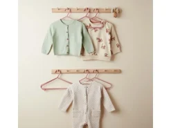 bieco Kinderkleiderbügel 8 Stk. Altrosa