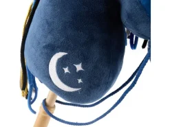 bieco Steckentier Einhorn Luna Blau/Gold/Dunkelblau
