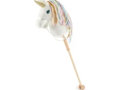 bieco Steckentier Einhorn Rainbow Mehrfarbig/Gold/Weiss