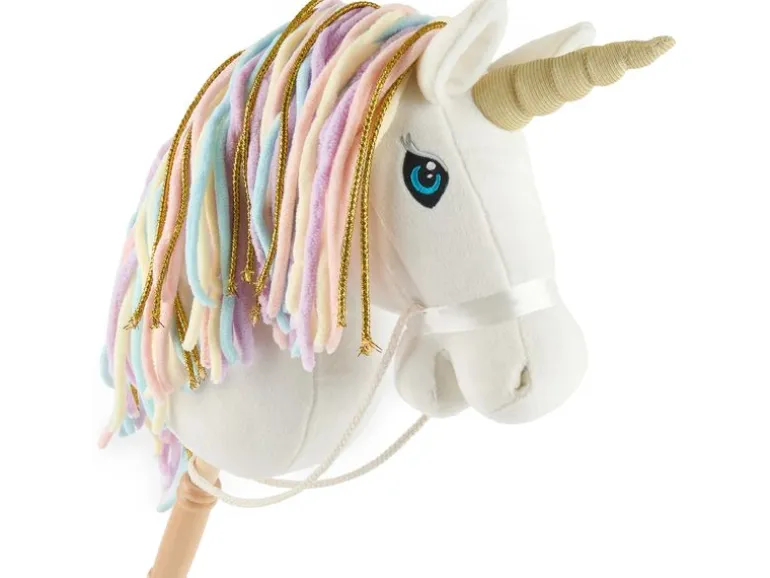 bieco Steckentier Einhorn Rainbow Mehrfarbig/Gold/Weiss