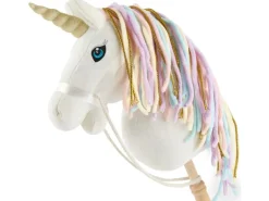 bieco Steckentier Einhorn Rainbow Mehrfarbig/Gold/Weiss