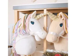 bieco Steckentier Einhorn Rainbow Mehrfarbig/Gold/Weiss