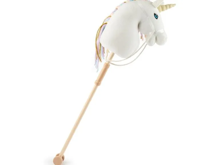 bieco Steckentier Einhorn Rainbow Mehrfarbig/Gold/Weiss