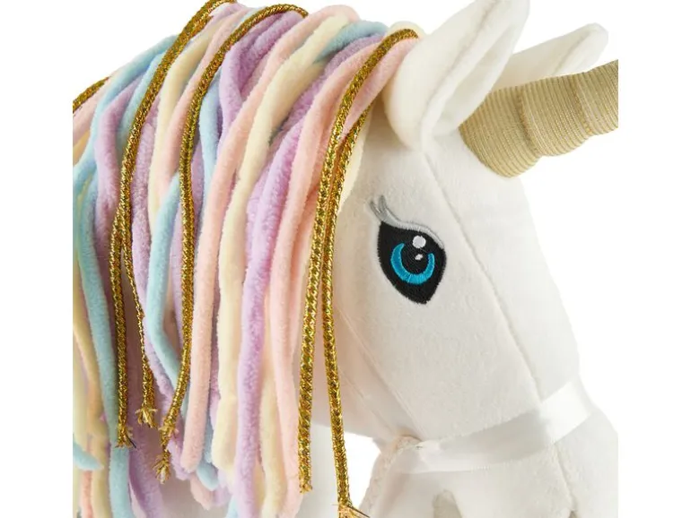 bieco Steckentier Einhorn Rainbow Mehrfarbig/Gold/Weiss