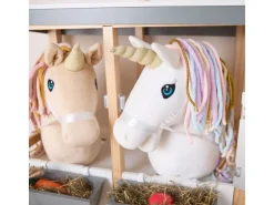bieco Steckentier Einhorn Rainbow Mehrfarbig/Gold/Weiss
