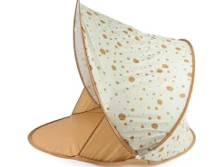 bieco Strandmuschel Dots beige caramel mix
