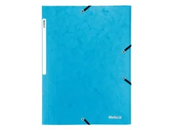 Biella Gummibandmappe A4 Karton, Hellblau