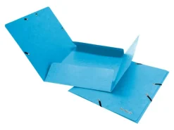 Biella Gummibandmappe A4 Karton, Hellblau