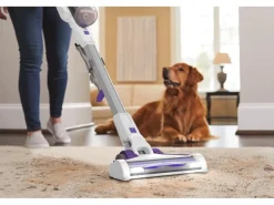 BLACK+DECKER Akku-Hand- und Stielsauger Pet 4 in 1 Weiss/Lila
