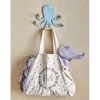 Bloomingville Garderobe Oswall 30 x 26 x 6 cm, Blau, MDF