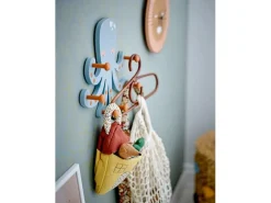 Bloomingville Garderobe Oswall 30 x 26 x 6 cm, Blau, MDF