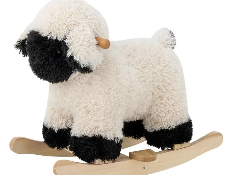 Bloomingville Schaukeltier Dolly Schaf Weiss