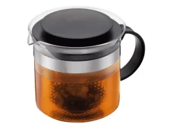 Bodum Teebereiter Bistro Nouveau Schwarz, 1.5 l