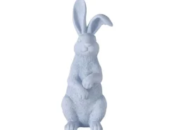 Boltze Aufsteller Hase Bengt Blau, 43 cm