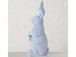 Boltze Aufsteller Hase Bengt Blau, 43 cm
