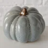 Boltze Aufsteller Kürbis Bego 10.5 x 7 cm, Grau