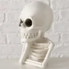 Boltze Aufsteller Skull 17 cm, Weiss
