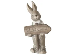 Boltze Aufsteller Terje Braun, Weiss, 48 cm