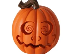 Boltze Halloweenfigur Kürbis Sponky 15 cm