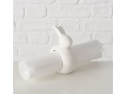 Boltze Serviettenhalter Hase Mercy, 2-teilig, Keramik