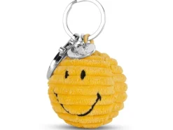 Bon Ton Toys Schlüsselanhänger Smiley ECO Kordsamt Gelb 4.5 cm