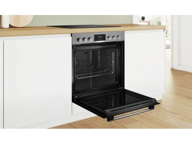 Bosch Einbaubackofen HEA513BS3 Silber, A+